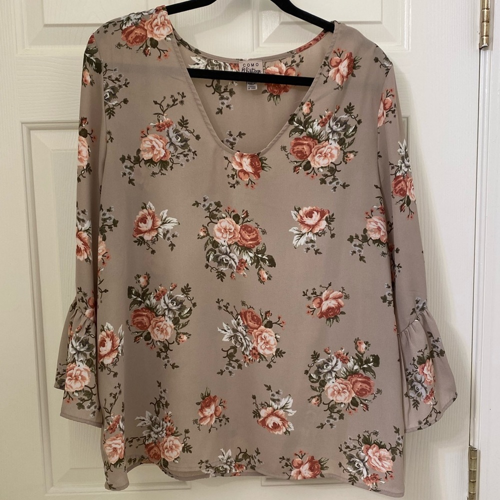 Come Vintage Blouse Top